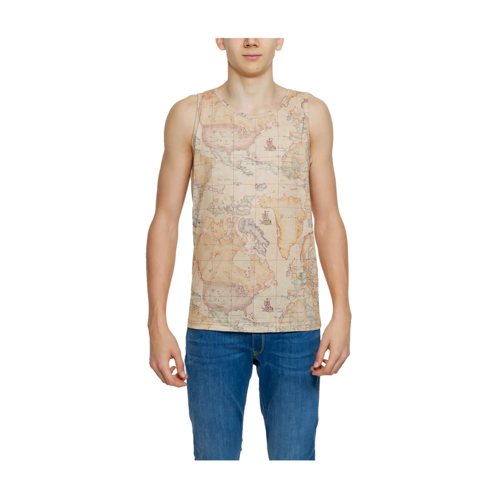 Alviero Martini 1a Classe Beige Tanktop Stijlvol Ontwerp Beige Heren