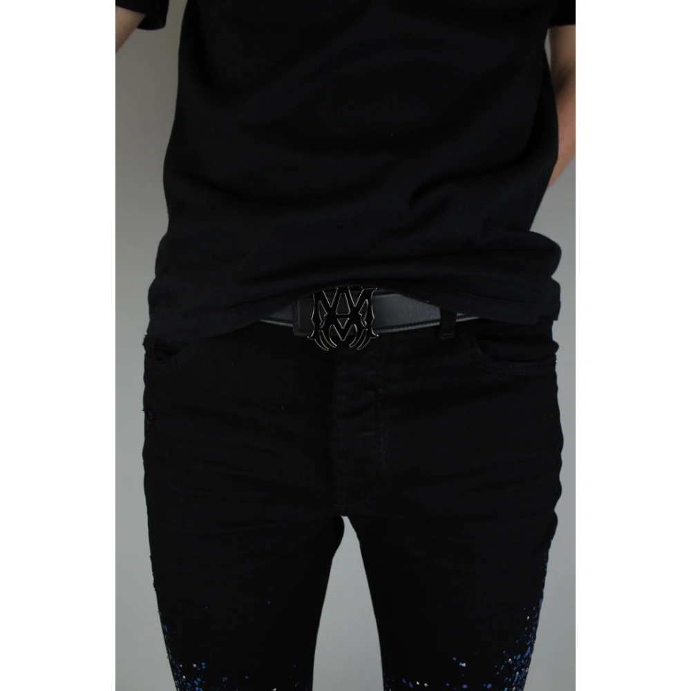 Amiri Nappa 4cm riem Black Heren