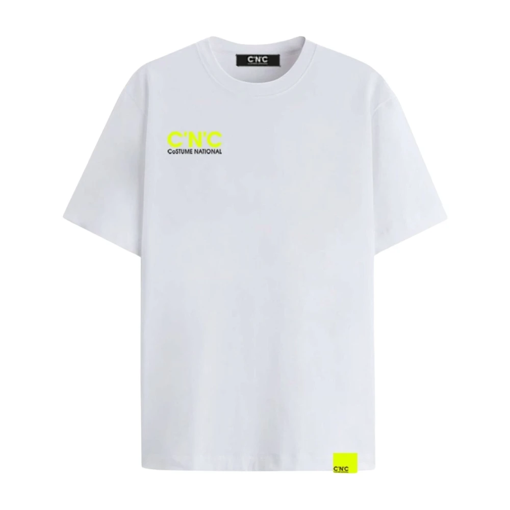 Costume National Heren Regular T-Shirt White Heren