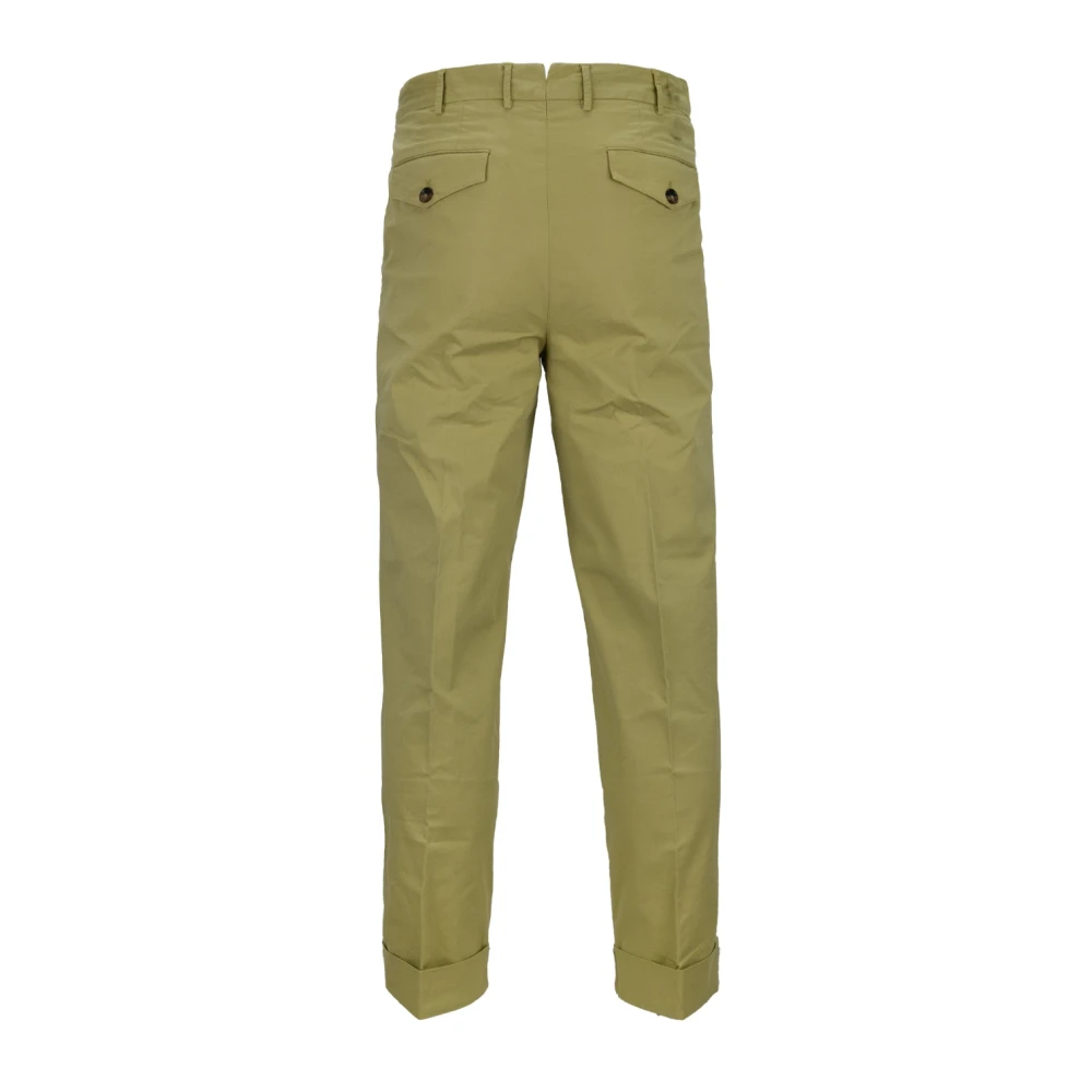 PT Torino Heren Knoop Rits Broek Yellow Heren