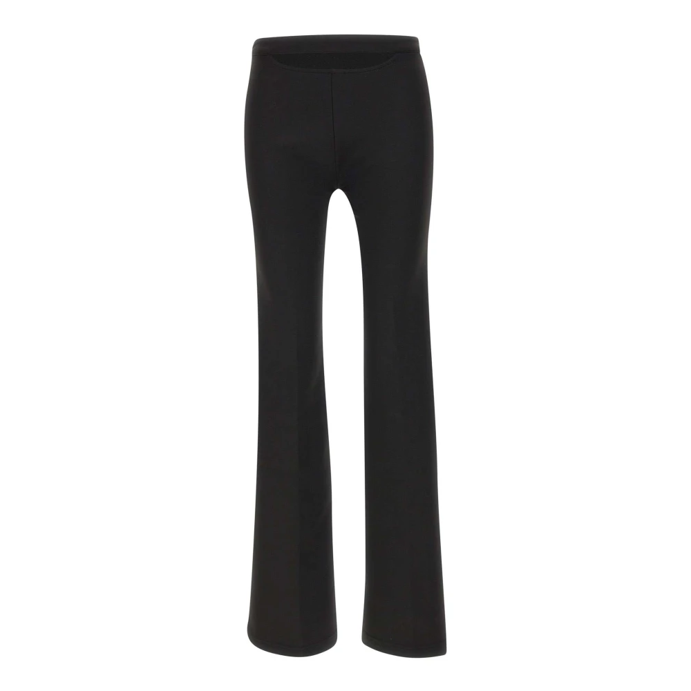 Diesel Bootcut pants with cut-out back Black Dames