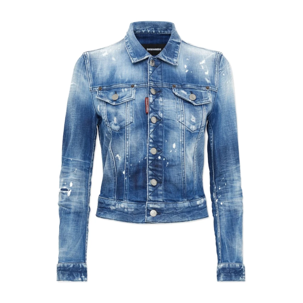Jackets > Denim Jackets - - Dsquared2 - Modalova