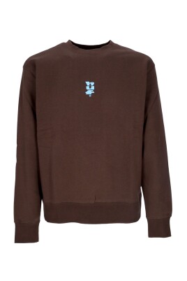 chocolate-crewneck-sweatshirt-with-logo-embroidery