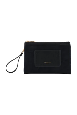 Cassis Daim Pouch