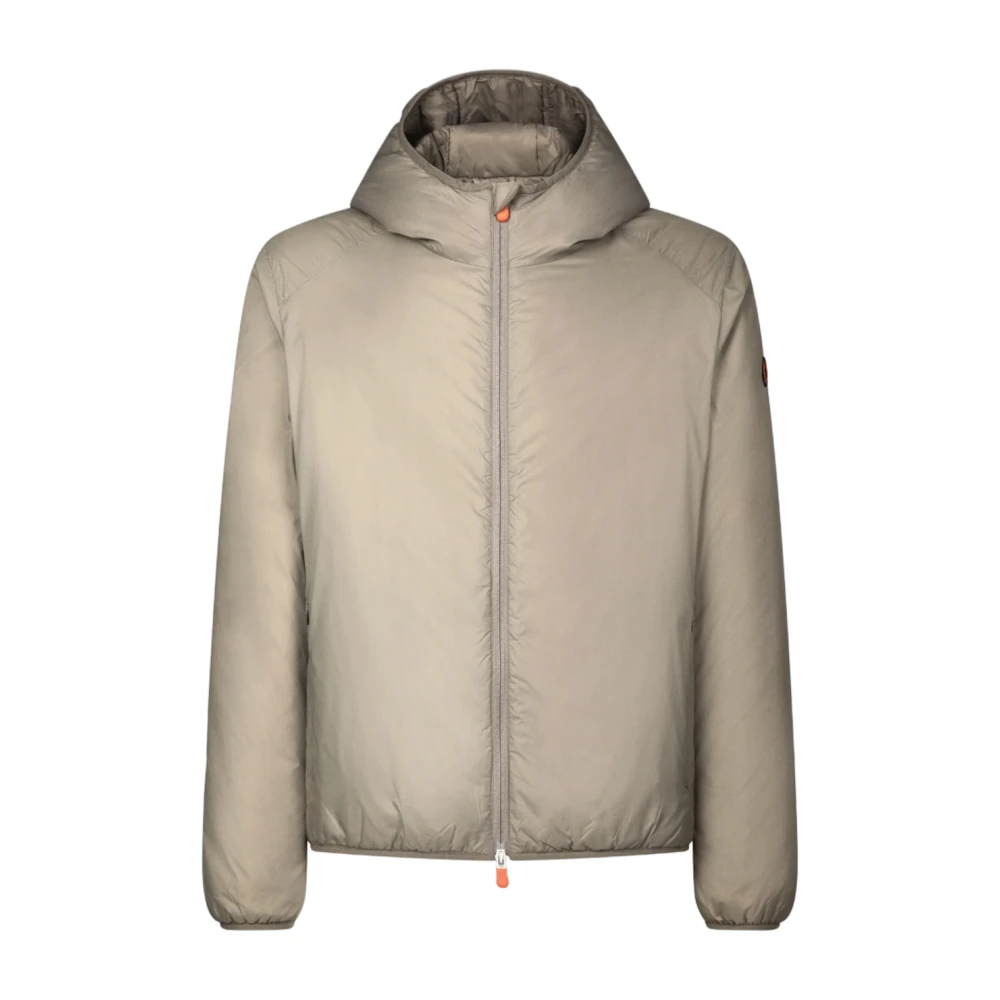 Save The Duck Allium Nylon Gewatteerde Jas Gray Heren