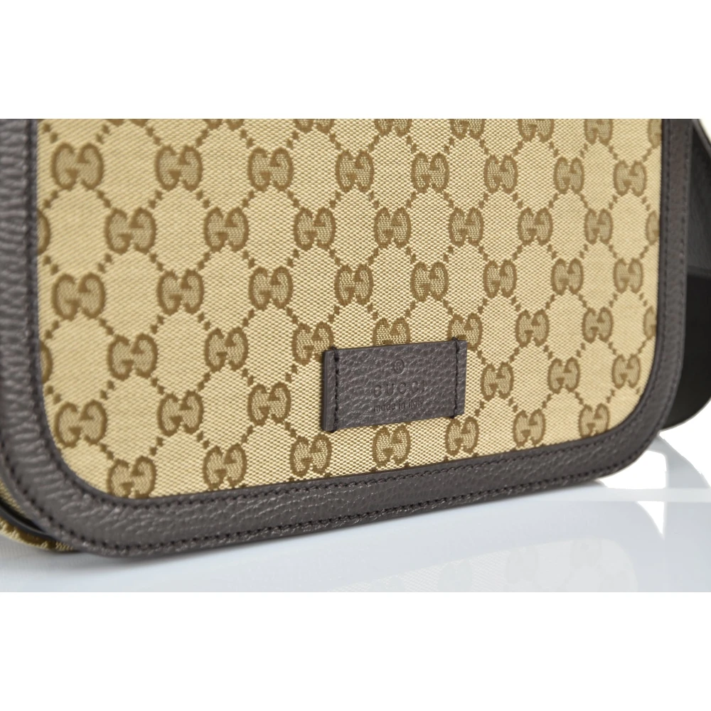 Gucci Beige Messenger Tas Original GG Model Beige Heren