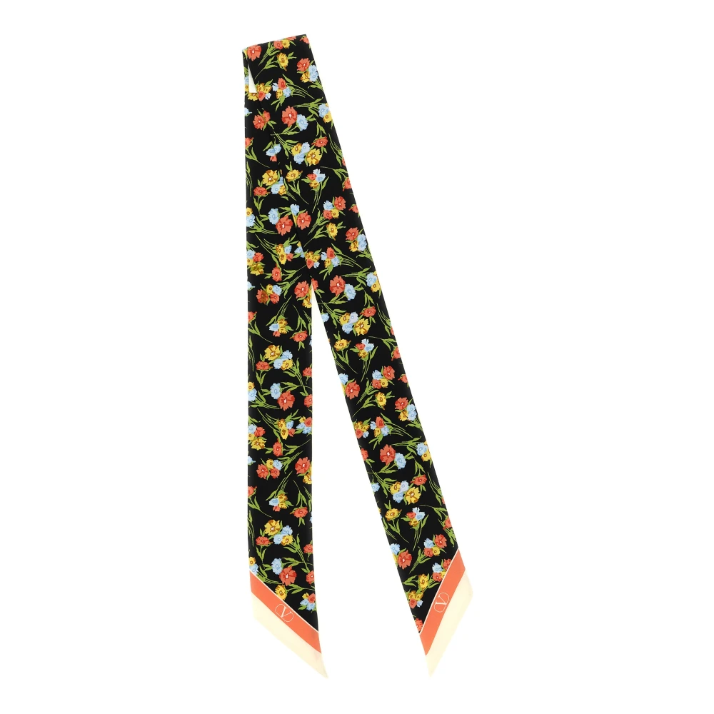 Valentino Garavani Women's Multicolor Silk Scarves, One Size, Après L Hiver Garofanini Silk Bandeau