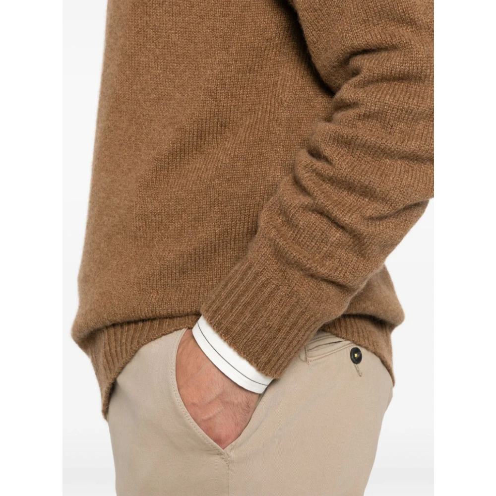 Roberto Collina Bruine Sweaters voor Mannen Brown Heren