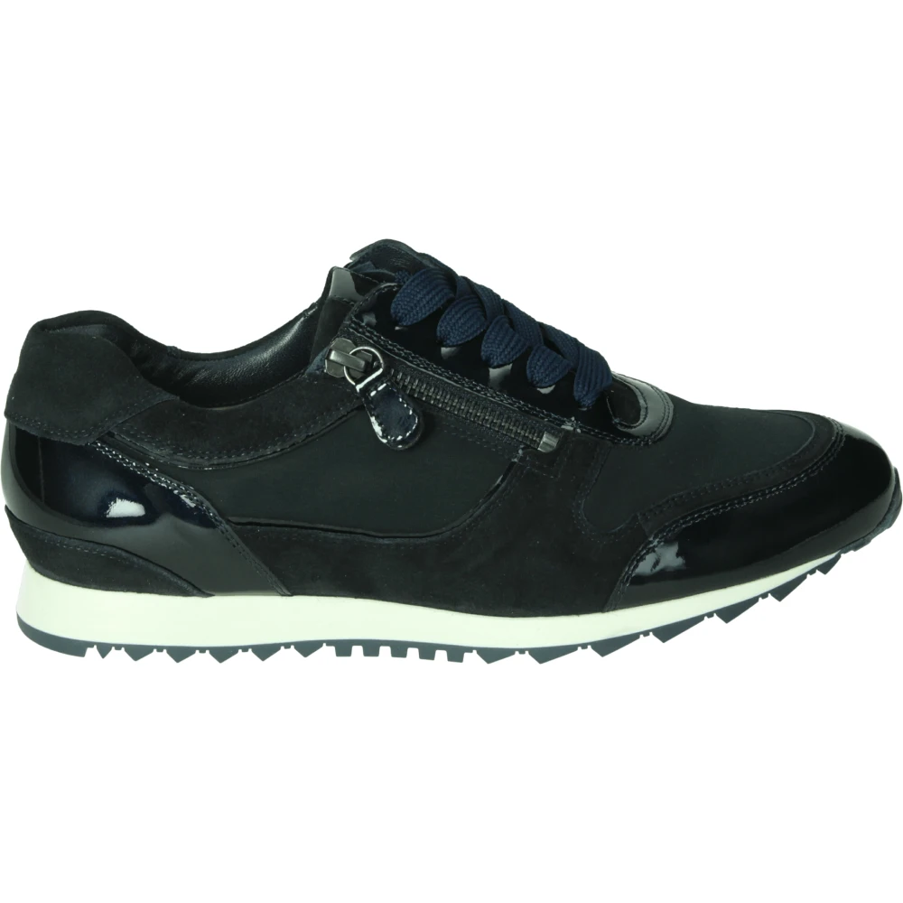Hassia Blauwe Sportieve Lage Damesschoenen Dames Schoenen