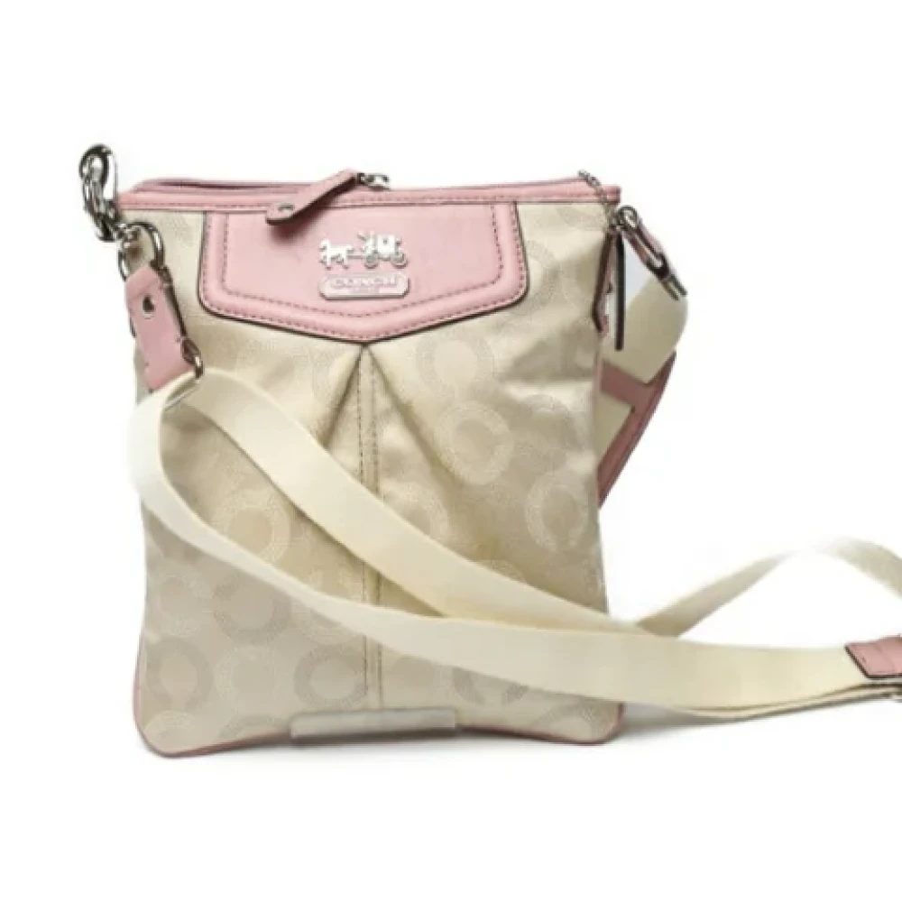 Coach Pre-owned Leather shoulder-bags Pink Dames