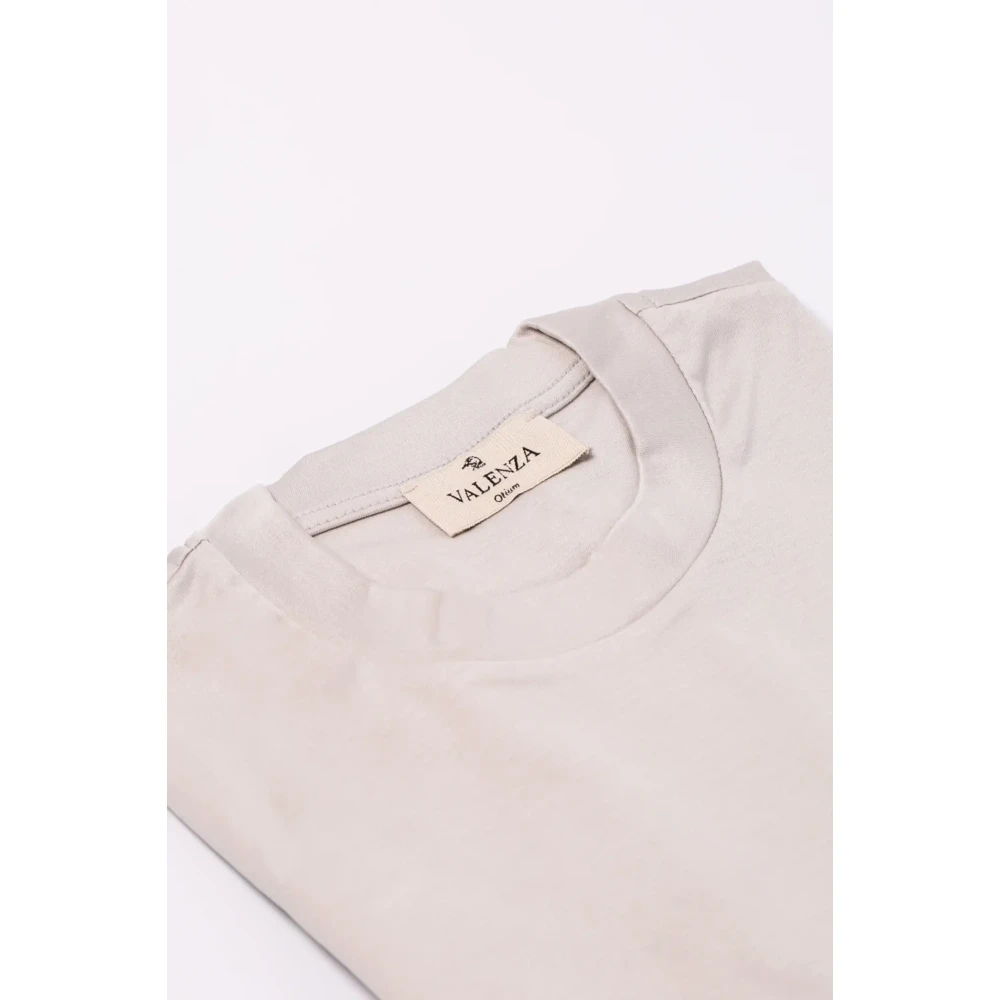 Valenza Interlock Supima T-shirt Parel Grijs Purple Heren