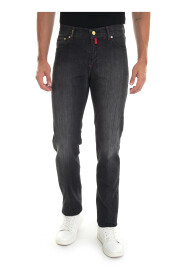 Vintage Slim-Fit Stone Washed Jeans