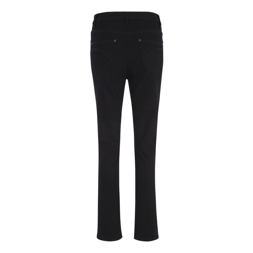 Betty Barclay Hoge taille stretch broek Black Dames