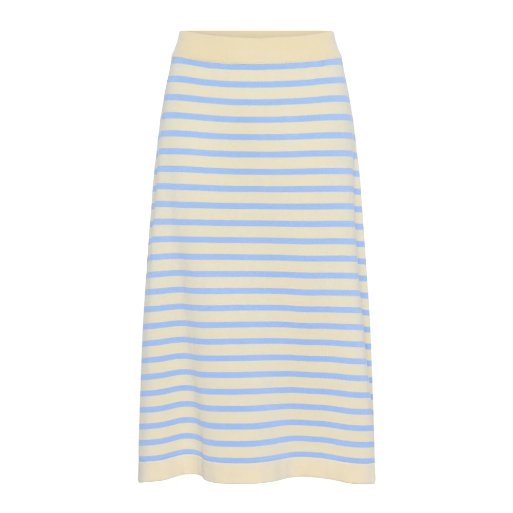 Saint Tropez Multicolor Milasz Striped Skirt - Female - Midi Skirts - Xs - Skirts
