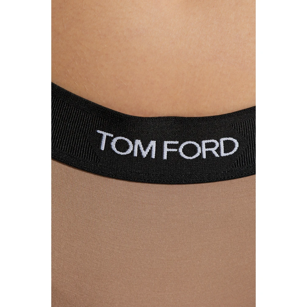 Tom Ford String met logo Beige Dames