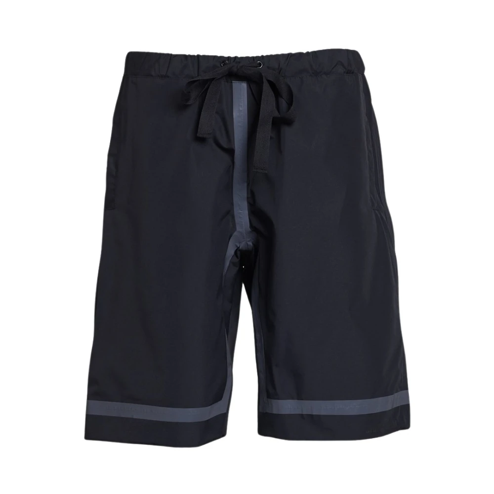 Stutterheim Reflecterende Nylon Knielange Shorts Black Heren