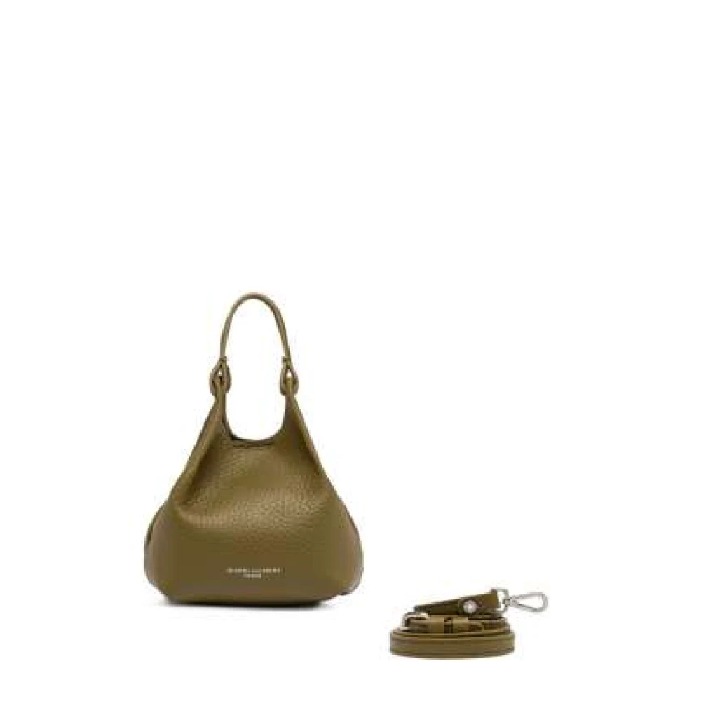 Gianni Chiarini Elegante leren handtas met magneetsluiting Green Dames