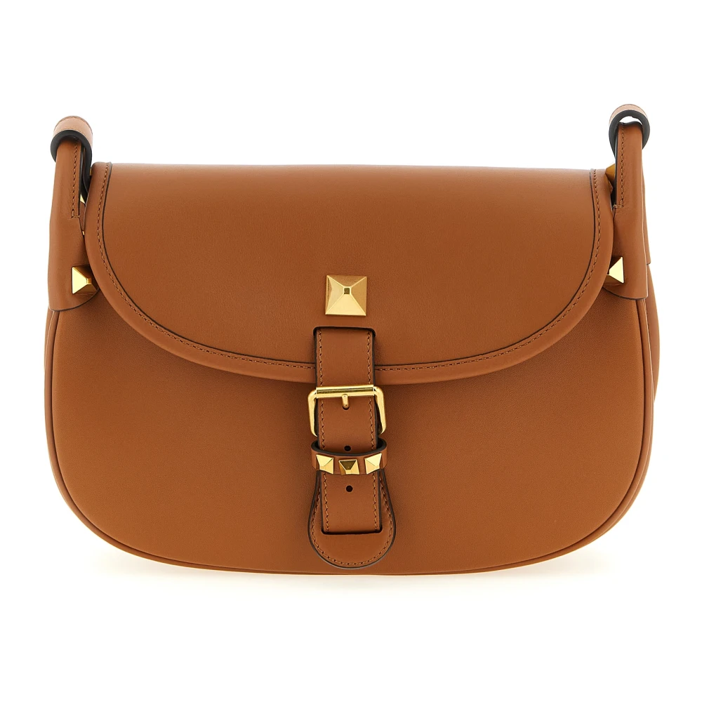 Valentino Garavani Women's Brown Flaneuse Medium Shoulder Bag
