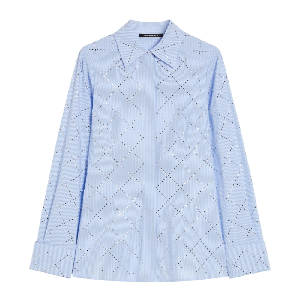 Pennyblack Women's Blue Camicia