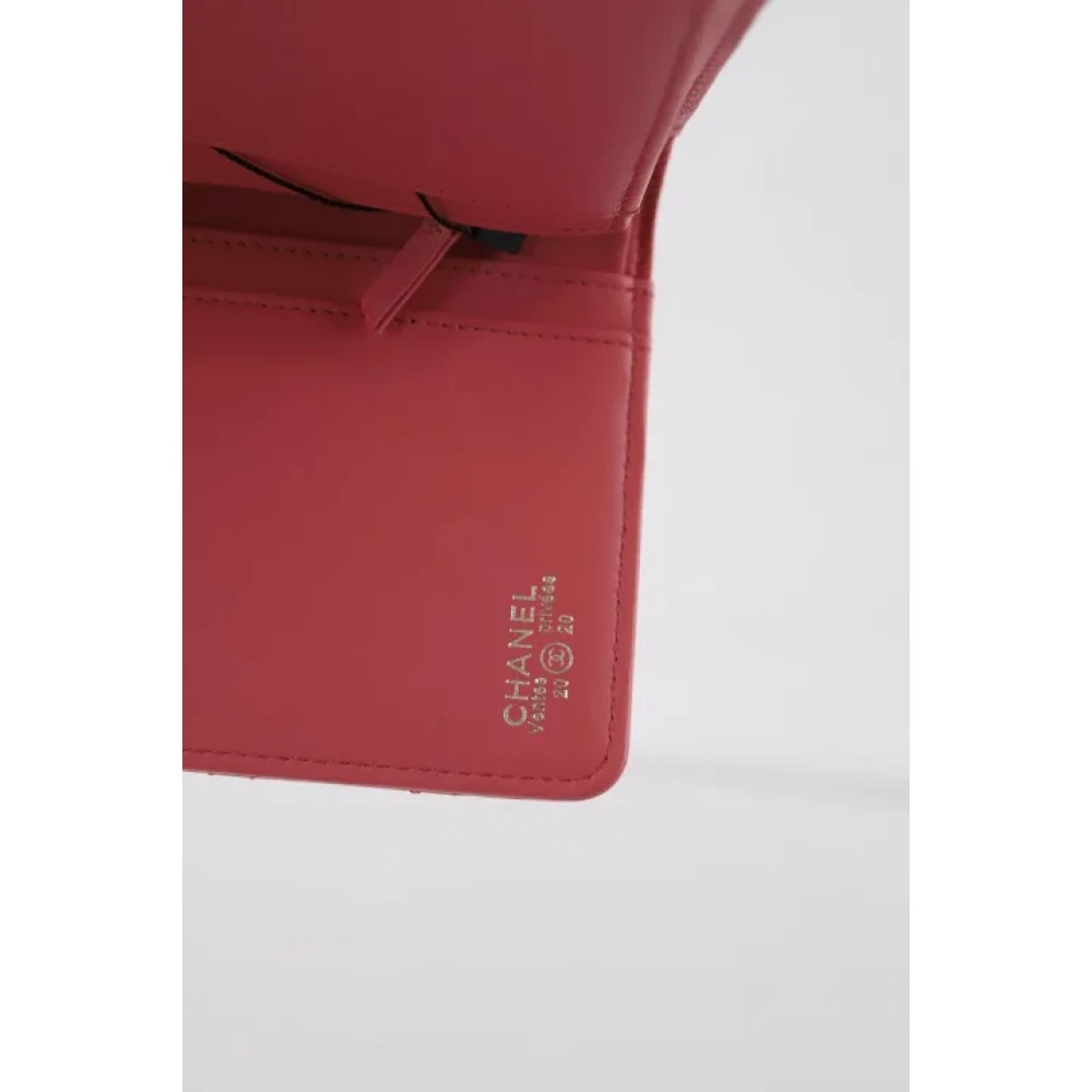 Chanel Vintage Pre-owned Leather wallets Pink Dames