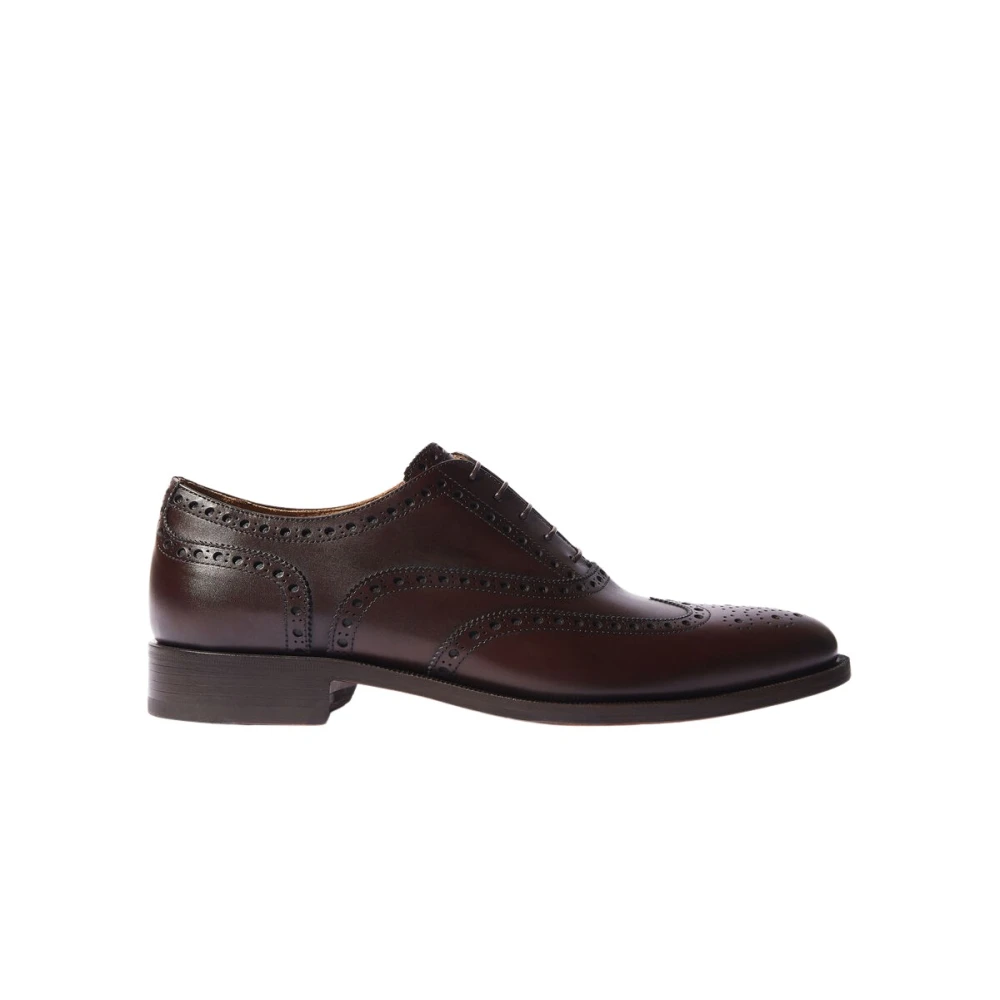 Scarosso Philip Wing-Tip Brogue Oxfords Brown, Herr