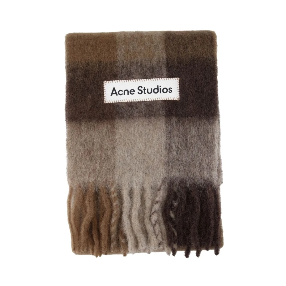 Acne Studios Unisex Multicolor Vally Check Scarf - Winter Scarves - One Size - Accessories