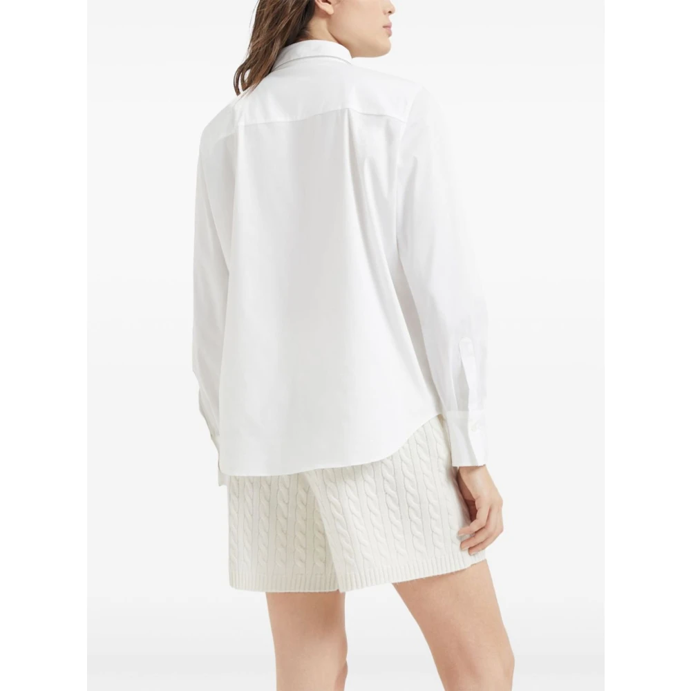 BRUNELLO CUCINELLI Wit Overhemd voor Mannen White Dames