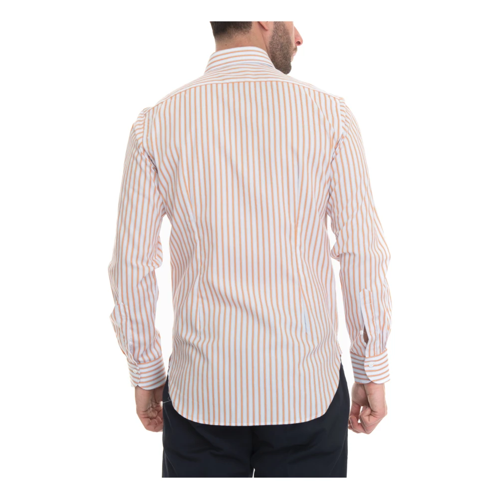 Càrrel Gestreept Button-Down Casual Overhemd Multicolor Heren