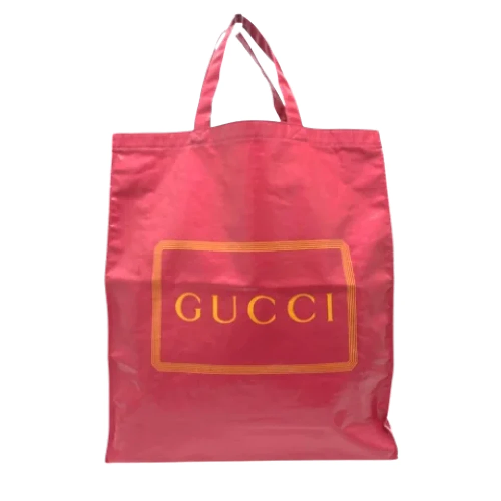 Gucci Vintage Pre-owned Canvas gucci-bags Pink Dames