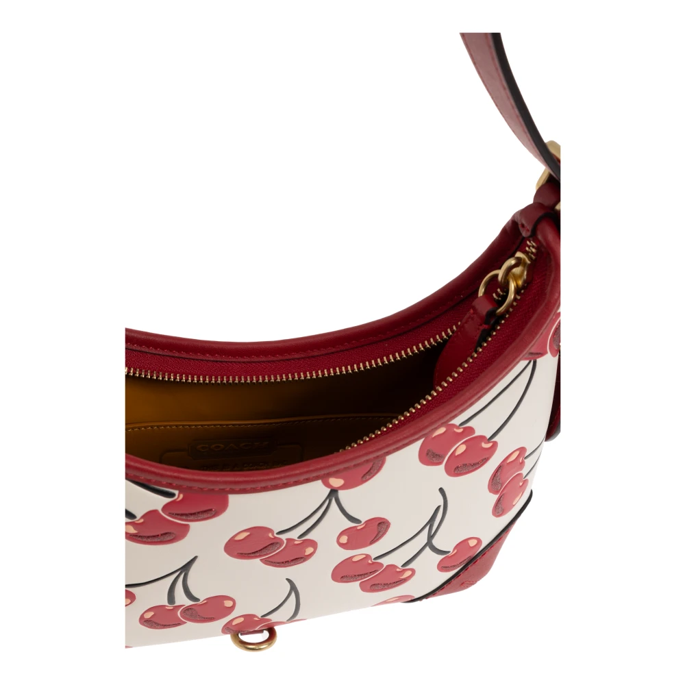 Coach Schoudertas Hamptons met print Beige Dames