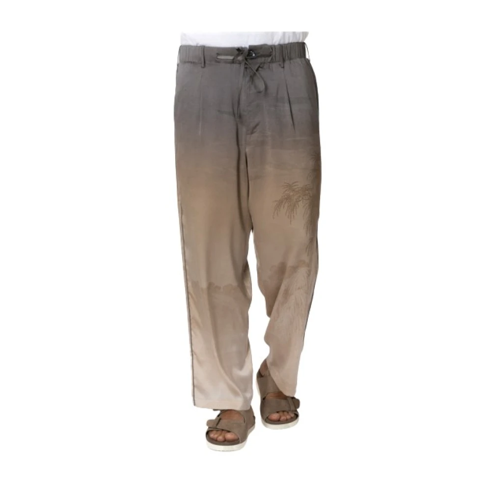 Pierre-Louis Mascia Multicolor Wide Trousers