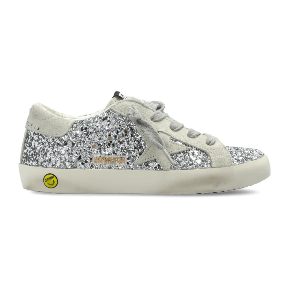 Golden Goose Unisex Kids Gray Kids Sneakers, 31 Eu, Super-Star Young