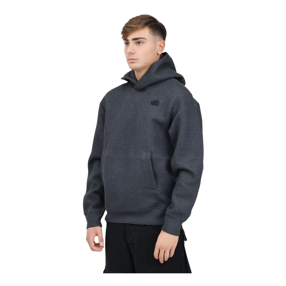 The North Face Zwarte hoodie in Pull-On-stijl Gray Heren