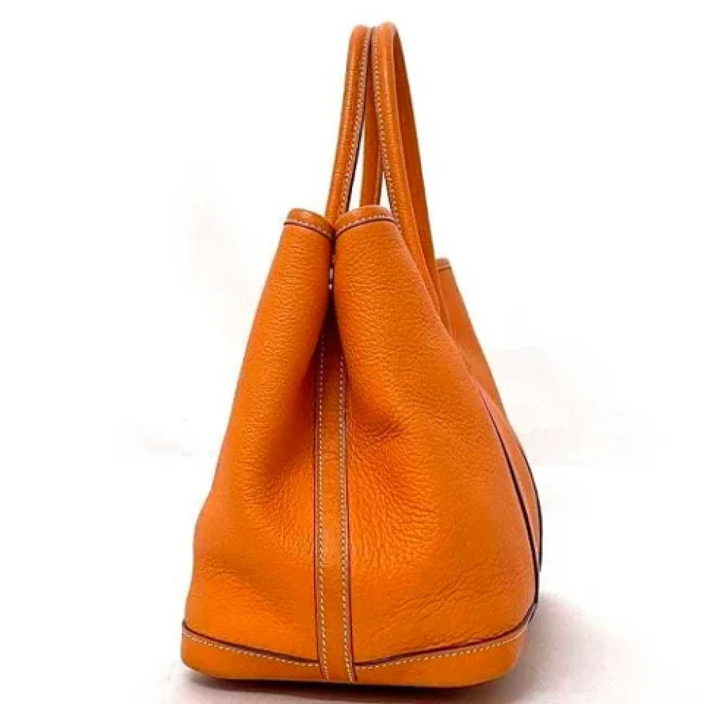 Hermès Vintage Pre-owned Fabric handbags Orange Dames