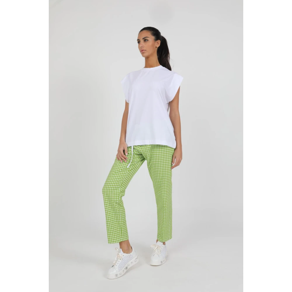 White Sand Stijlvolle Broek Green Dames