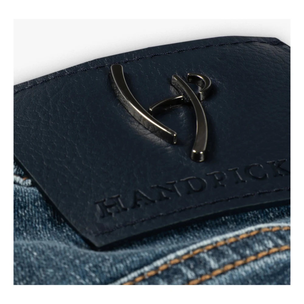 Hand Picked Moderne High-Waist 5-Pocket Jeans Blue Heren