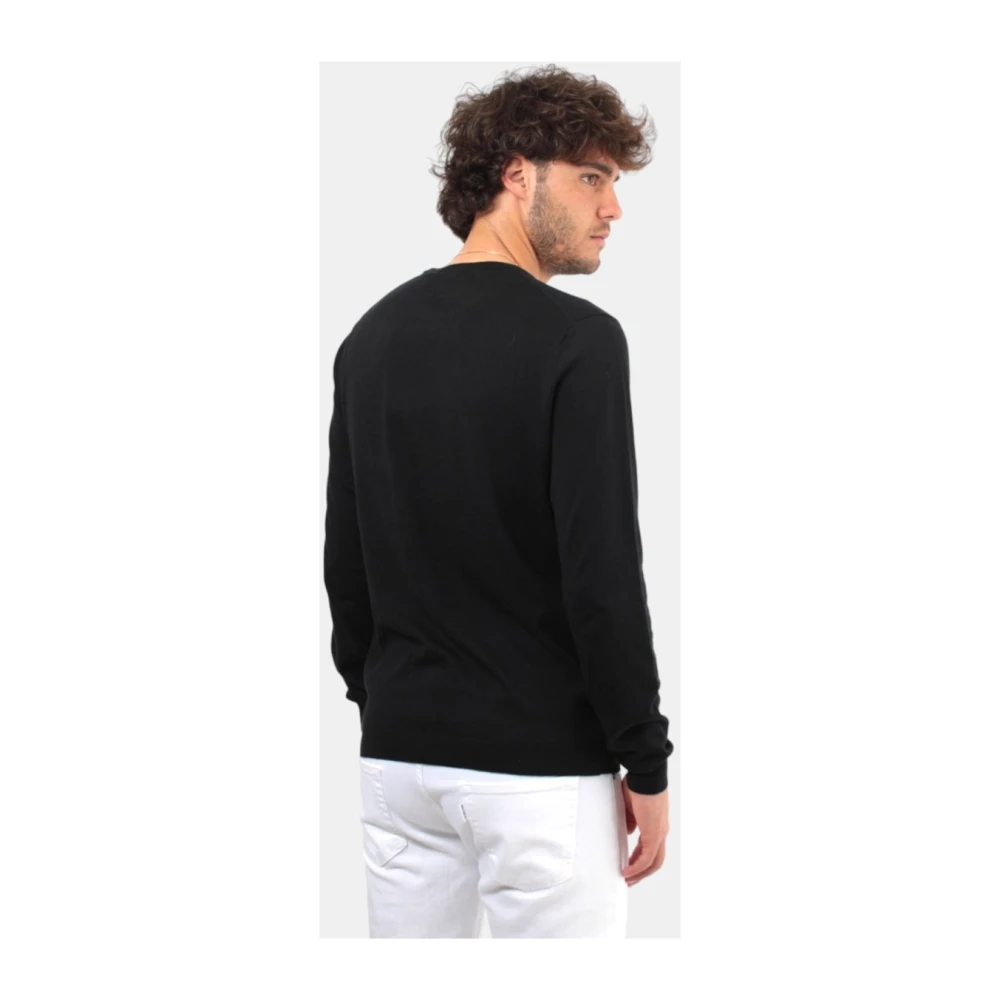 People of Shibuya Zwart Crew Neck T-Shirt Black Heren