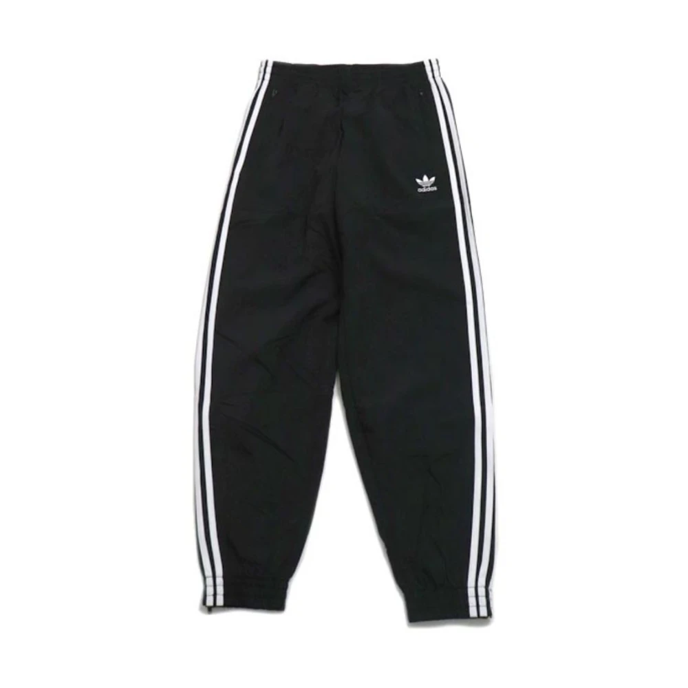 Adidas Originals Zwarte geweven Firebird Track broek Black Heren