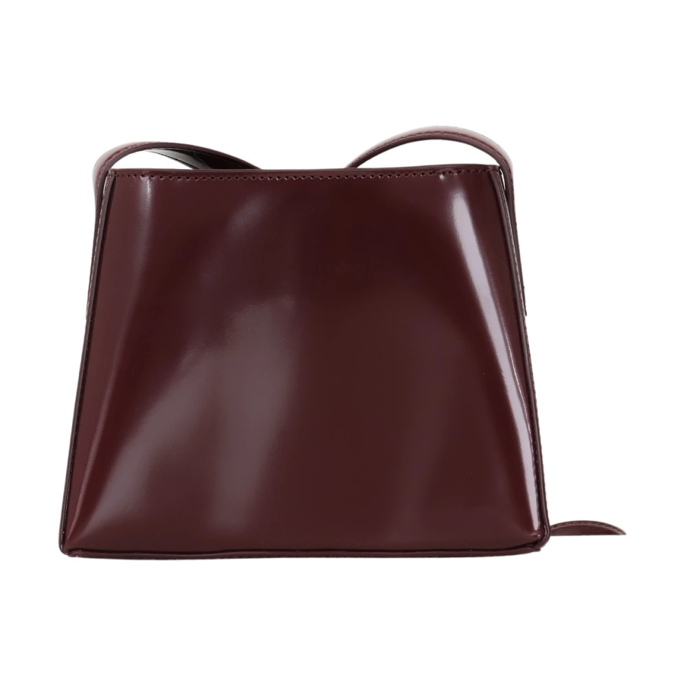 Calvin Klein Elegante Bordeaux Schoudertas Red Dames