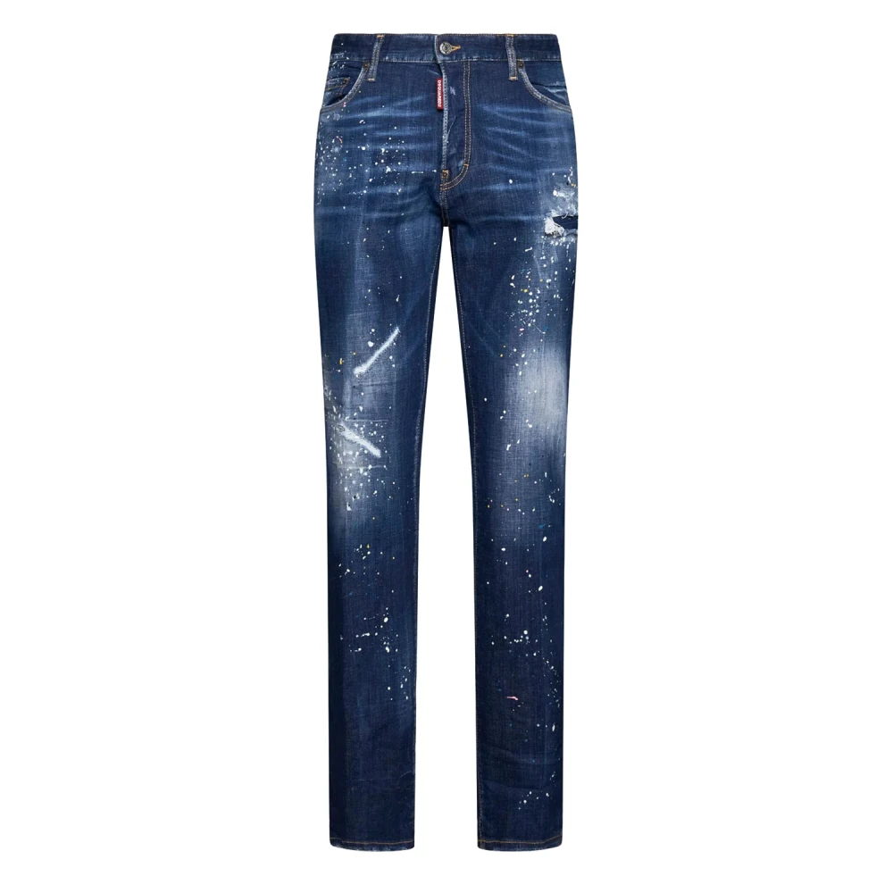 Dsquared2 Men's Blue Stylish Jeans Trousers - Slim Fit Jeans - S - Jeans
