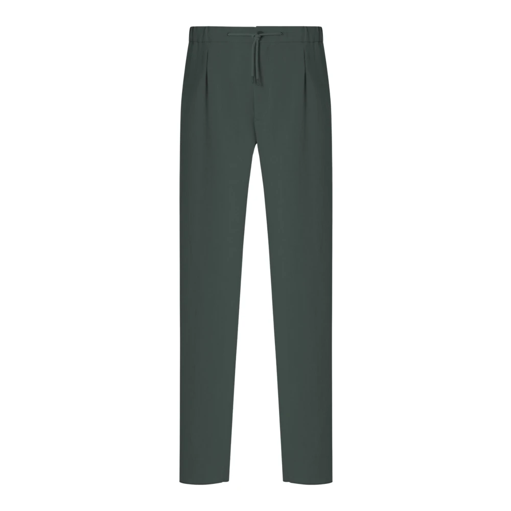 Giorgio Armani Uomo Verde Linen Trousers
