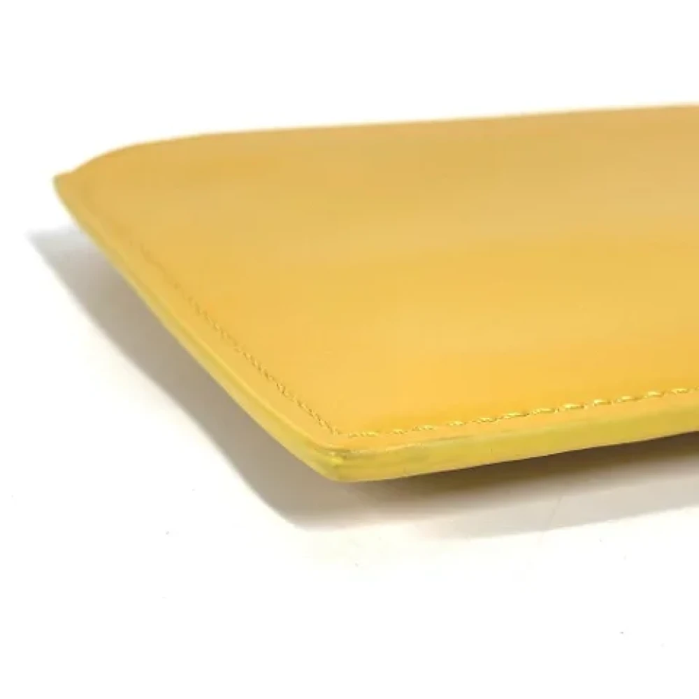Fendi Vintage Pre-owned Leather fendi-bags Yellow Dames