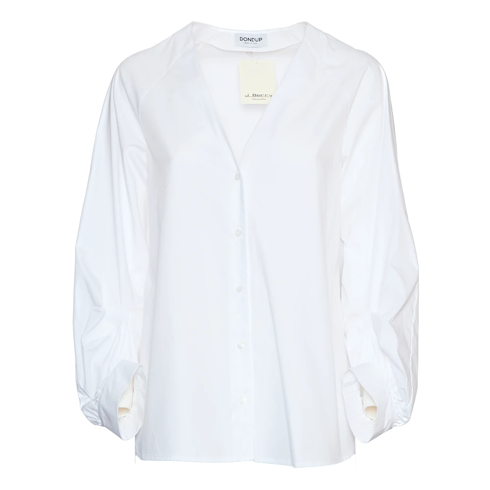 Dondup Wit Elegant Shirt voor Vrouwen White Dames