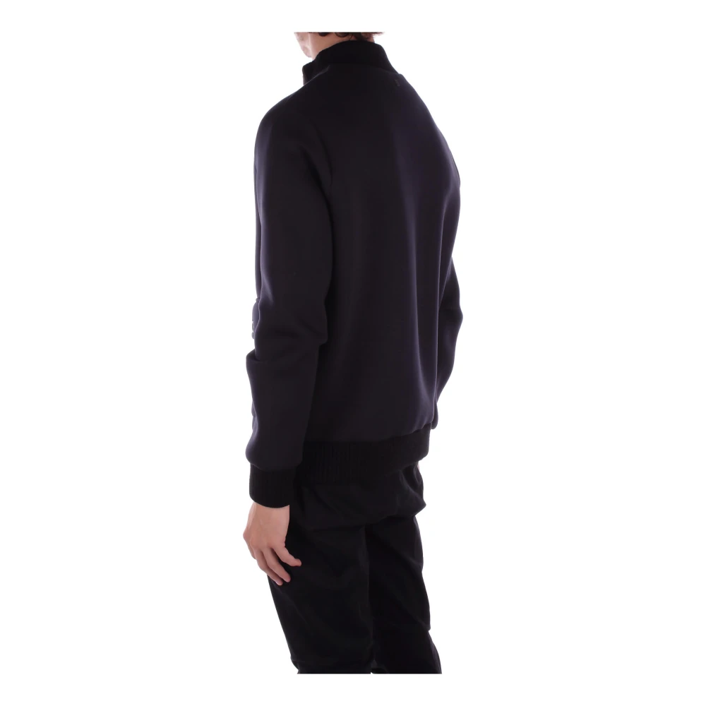 Dondup Zwarte Logo Jas met Knopen Black Heren