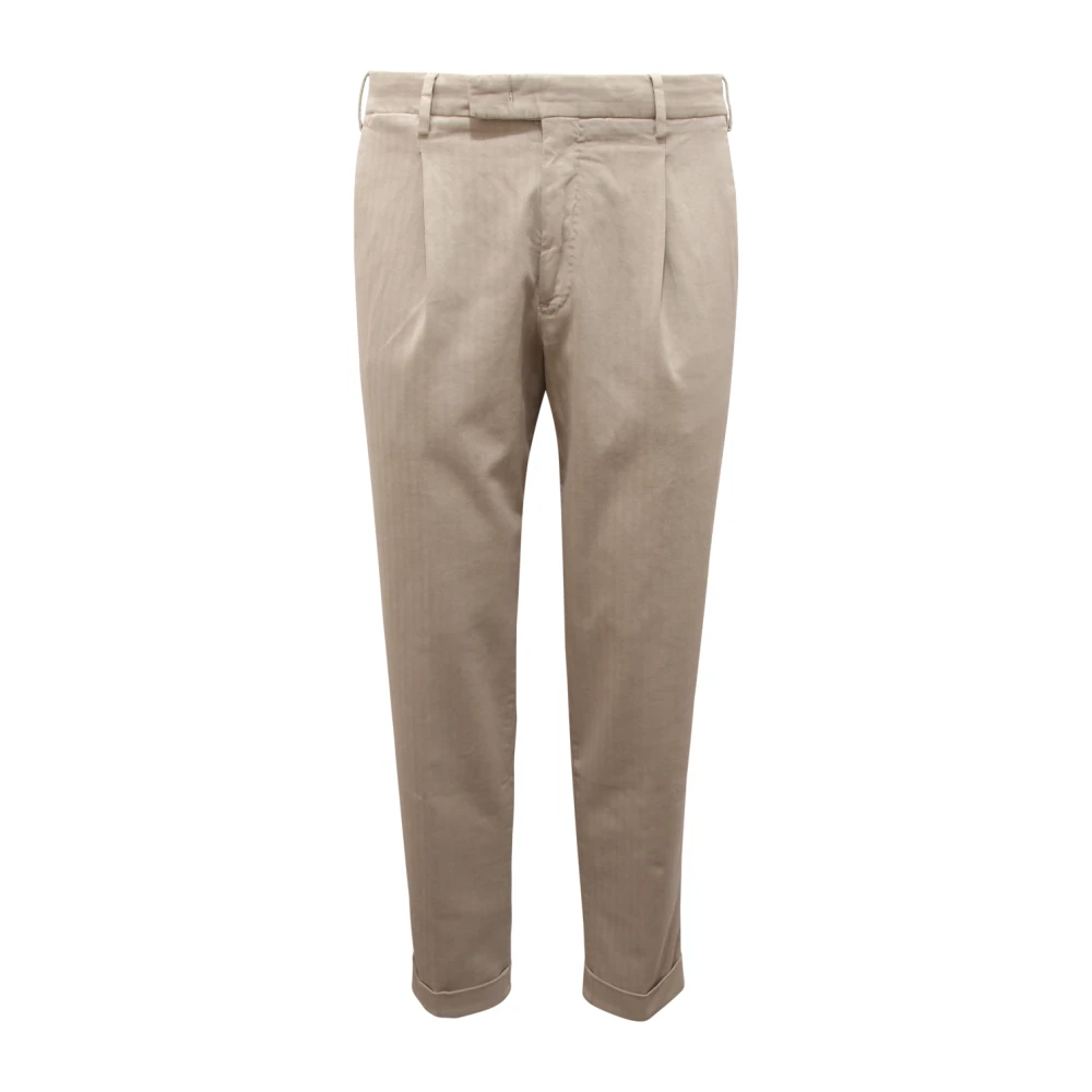 Pt01 Men's Beige Chinos, 2XL, Edge Rebel Fit Trousers