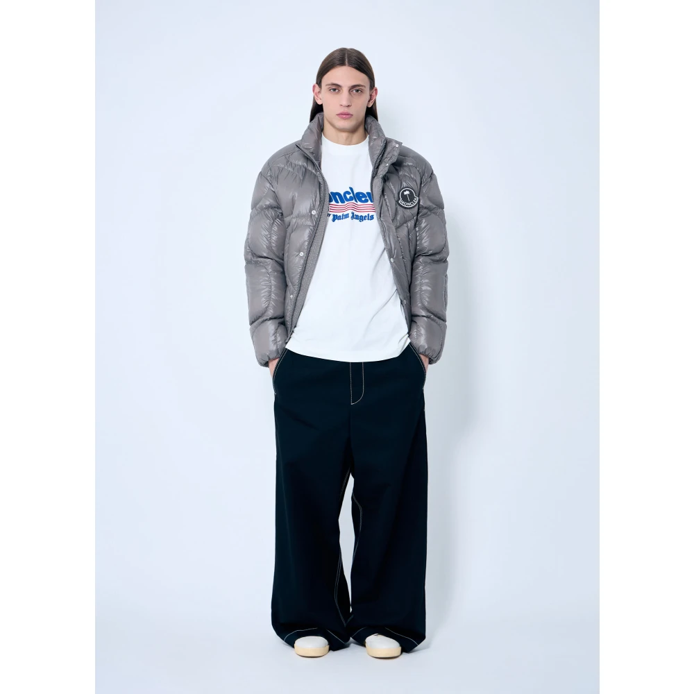 Moncler Golfmotief Donsjack Gray Heren