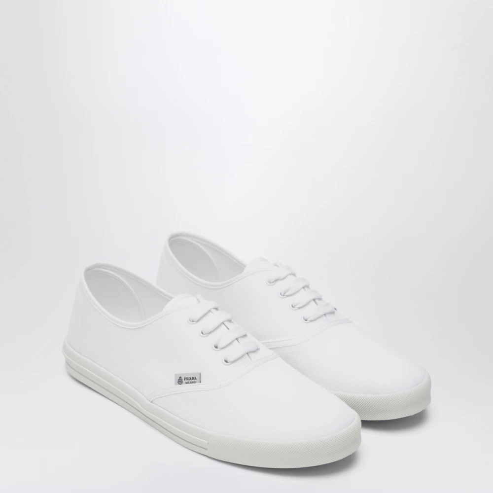 Prada Drill Fabric Sneakers