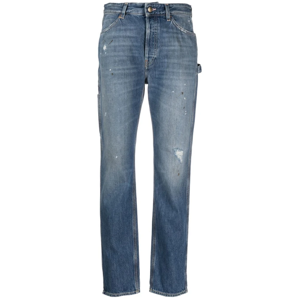 Washington DEE CEE Cropped Blauwe Gewassen Denim Jeans Blue Dames