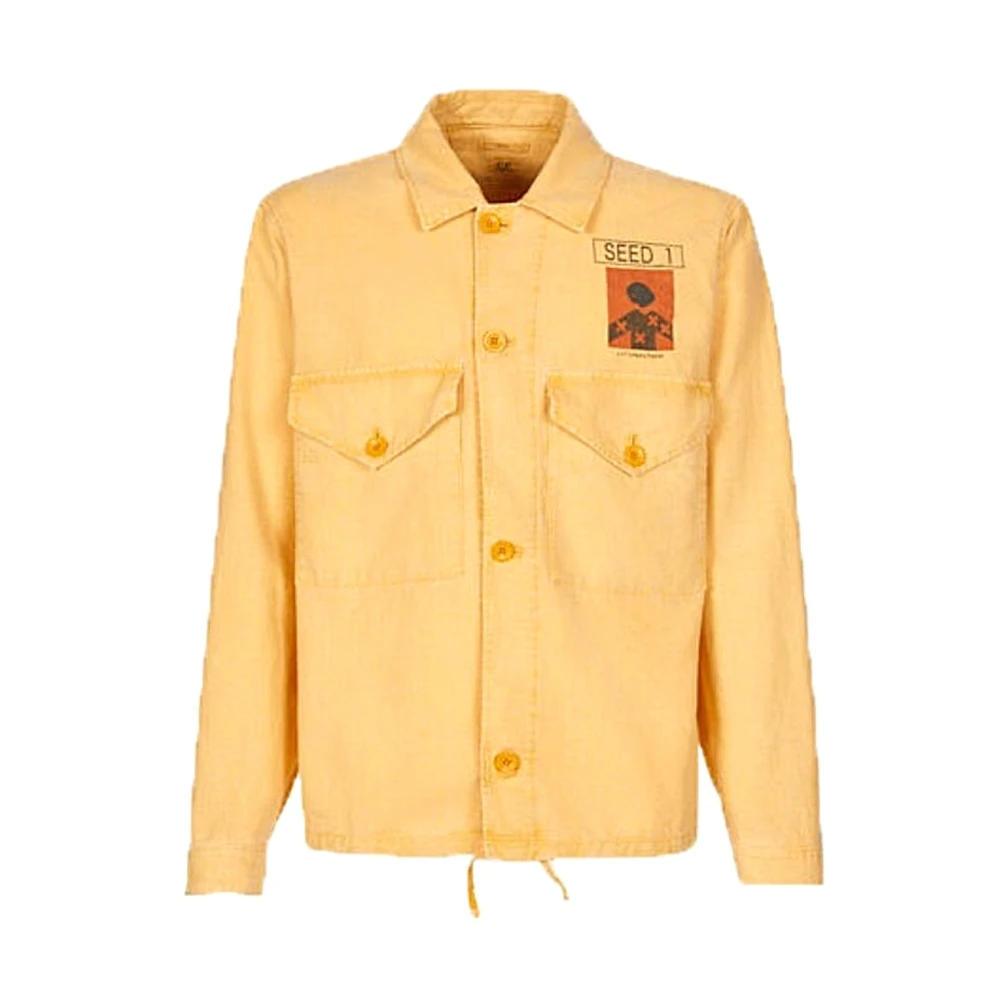 C.P. Company Stijlvolle Shirt voor Mannen Orange Heren