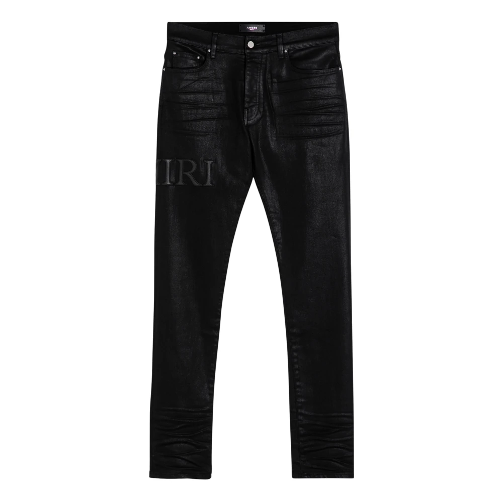 Amiri Regular Fit Denim Jeans Black Heren